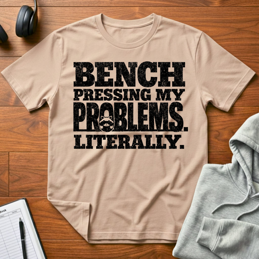 Bench Pressing My Problems T-Shirt