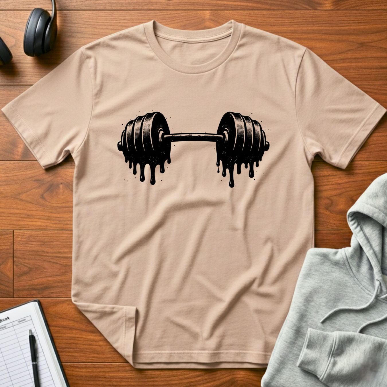 Distress Barbell T-Shirt