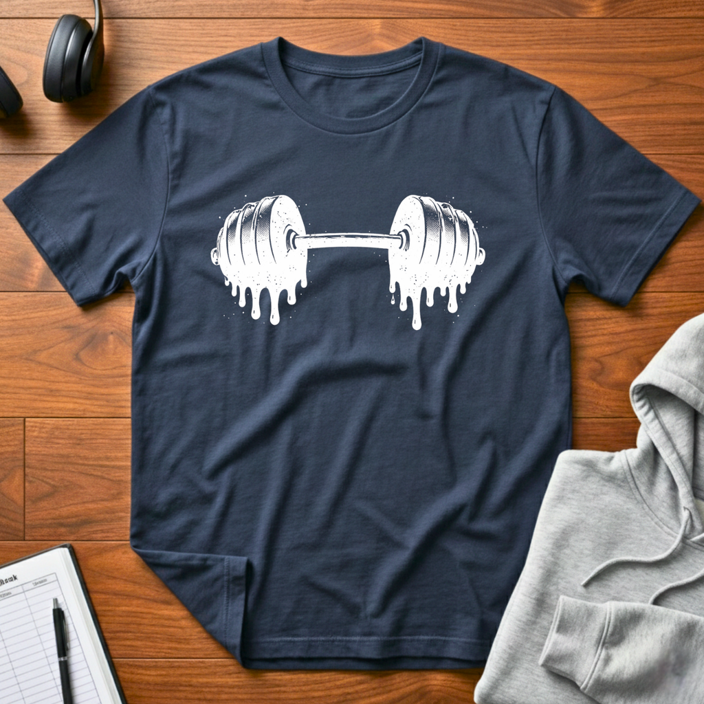 Distress Barbell T-Shirt
