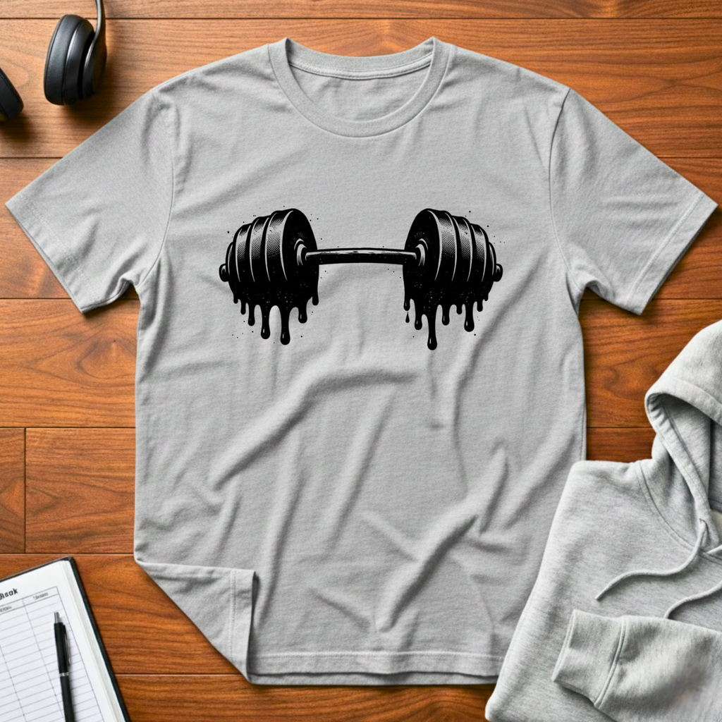 Distress Barbell T-Shirt