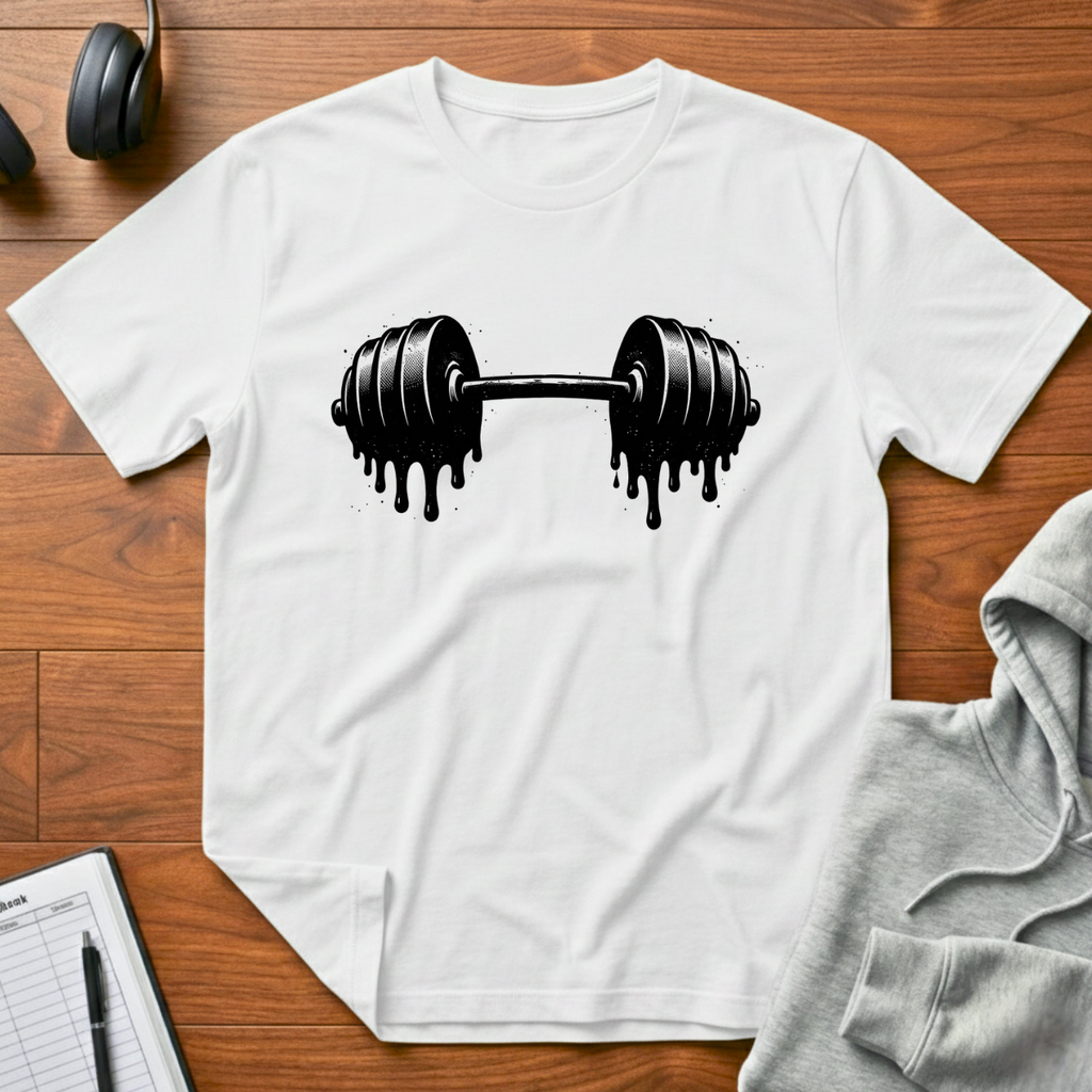 Distress Barbell T-Shirt